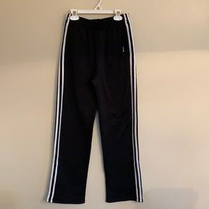 Adidas pants black and white trim